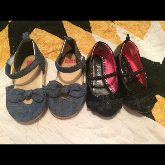 60 off Other 2 pair little girls shoes size 4 from Anna's closet on